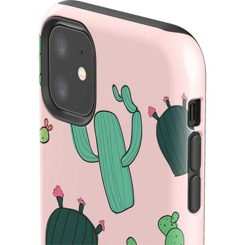 Cactus Print iPhone 11 Impact Case