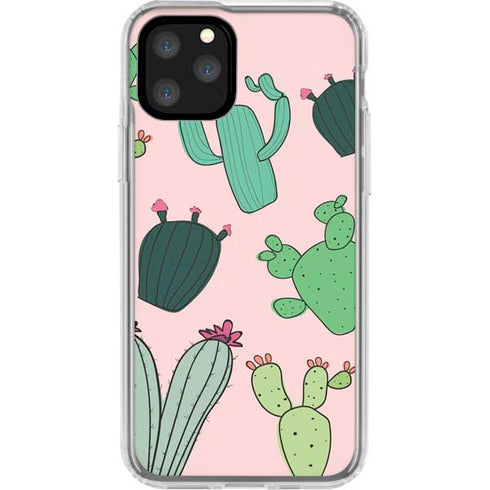 Cactus Print iPhone 11 Pro Clear Case