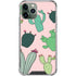 Cactus Print iPhone 11 Pro Max Clear Case