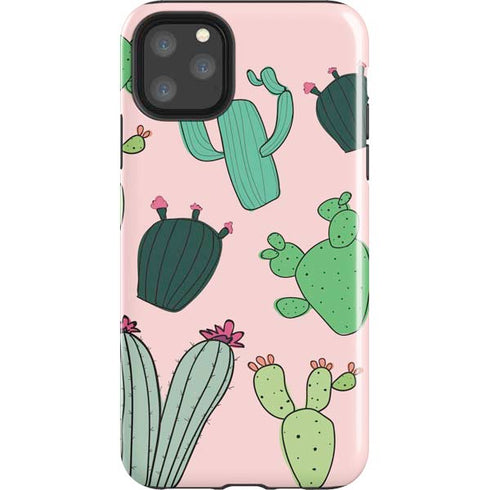 Cactus Print iPhone 11 Pro Max Impact Case
