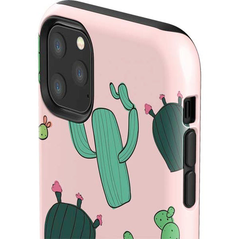 Cactus Print iPhone 11 Pro Max Impact Case