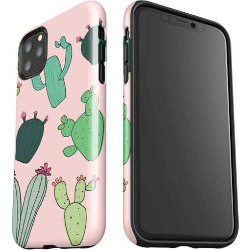 Cactus Print iPhone 11 Pro Max Impact Case
