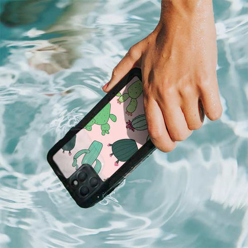 Cactus Print iPhone 11 Pro Max Waterproof Case