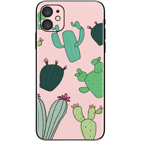 Cactus Print iPhone 11 Skin