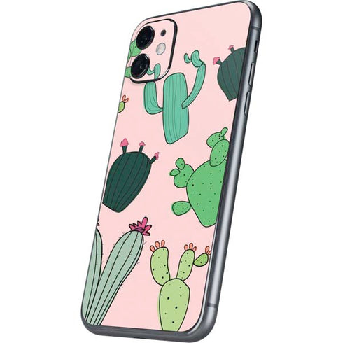 Cactus Print iPhone 11 Skin