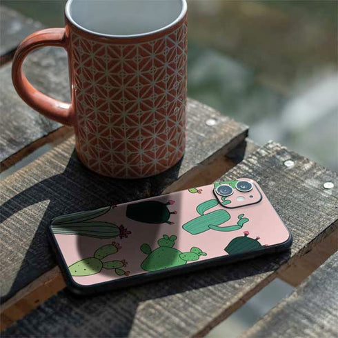 Cactus Print iPhone 11 Skin