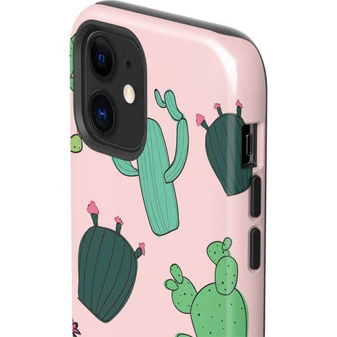 Cactus Print iPhone 12 Impact Case