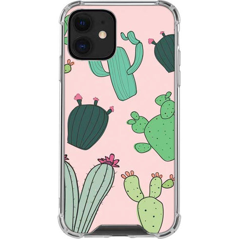 Cactus Print iPhone 12 Mini Clear Case