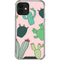 Cactus Print iPhone 12 Mini Clear Case
