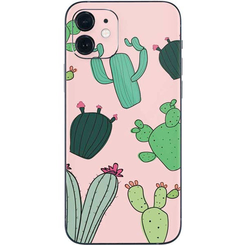 Cactus Print iPhone 12 Mini Skin