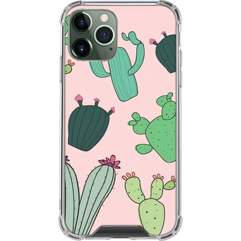 Cactus Print iPhone 12 Pro Clear Case