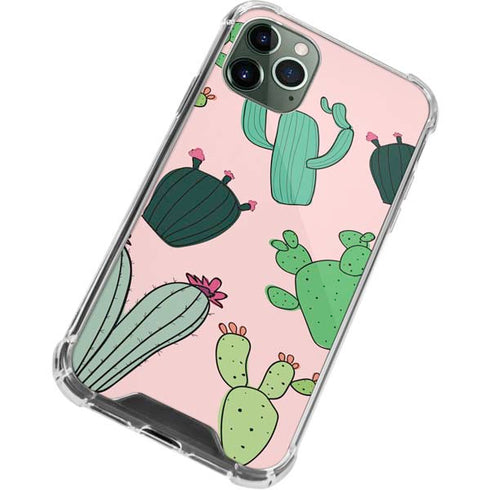 Cactus Print iPhone 12 Pro Clear Case