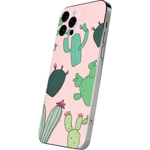 Cactus Print iPhone 12 Pro Skin