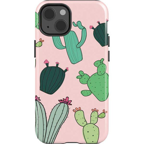 Cactus Print iPhone 15 Impact Case