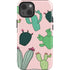 Cactus Print iPhone 15 Impact Case