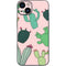 Cactus Print iPhone 15 Plus Skin