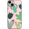 Cactus Print iPhone 14 Plus Skin