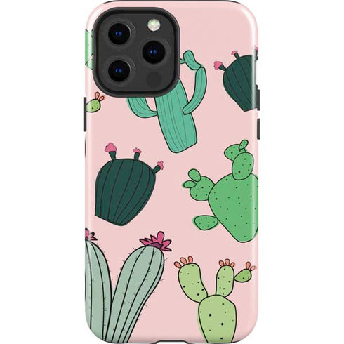 Cactus Print iPhone 15 Pro Max Impact Case