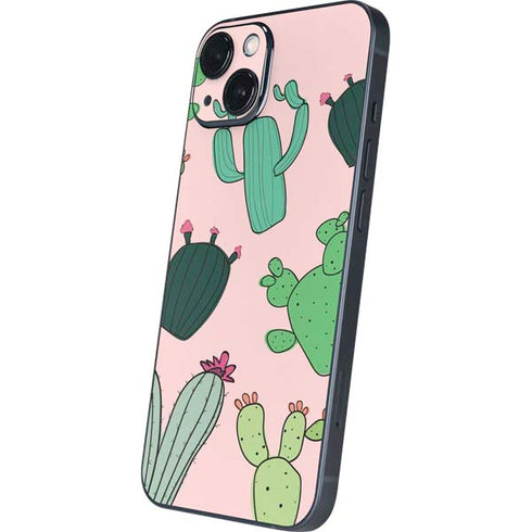 Cactus Print iPhone 15 Skin