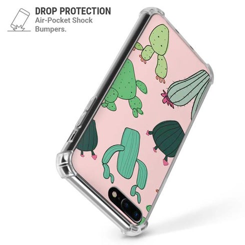 Cactus Print iPhone 7/8 Plus Clear Case