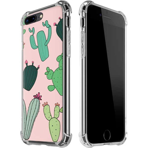 Cactus Print iPhone 7/8 Plus Clear Case