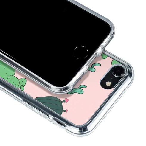 Cactus Print iPhone SE (2nd & 3rd Gen) Clear Case