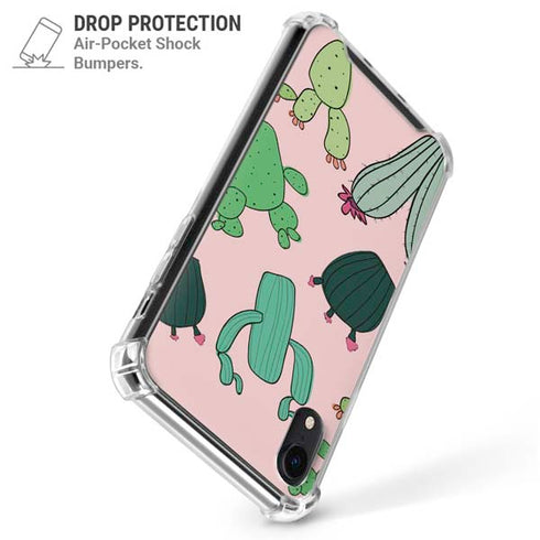 Cactus Print iPhone XR Clear Case