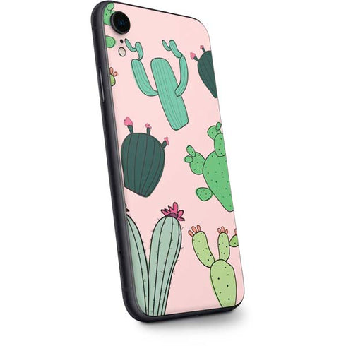 Cactus Print iPhone XR Skin
