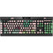 Cactus Print K95 RGB PLATINUM Mechanical Gaming Keyboard Skin