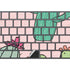 Cactus Print Magic Keyboard with Numeric Keypad Skin