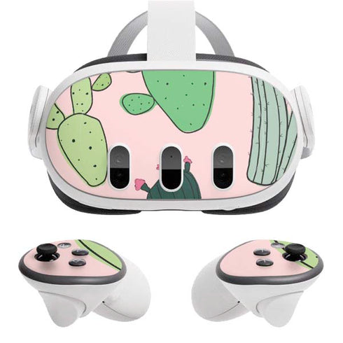 Cactus Print Meta Quest 3 Skin
