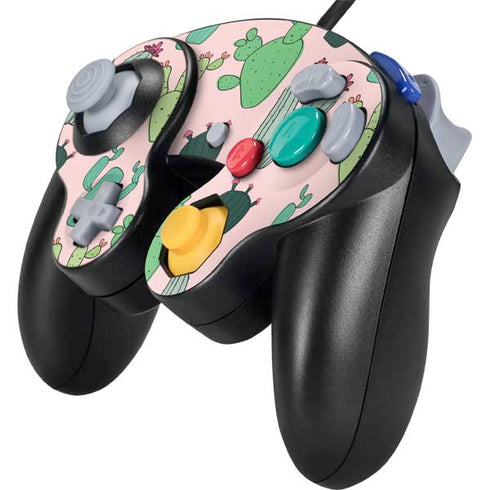Cactus Print Nintendo GameCube Controller Skin