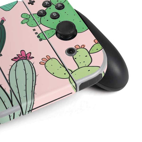 Cactus Print Nintendo Switch OLED (2021) Skin