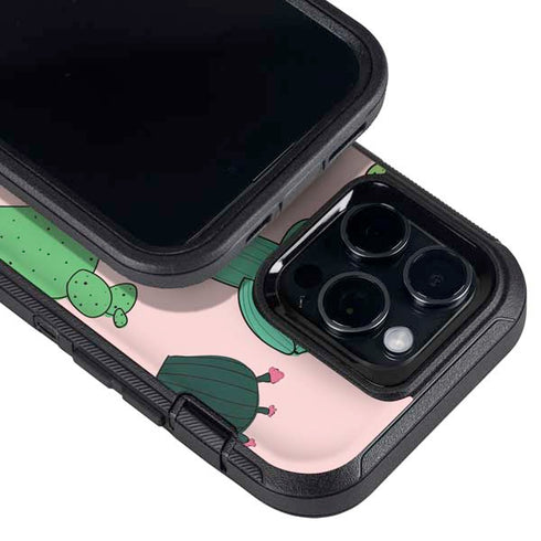 Cactus Print Otterbox Defender iPhone Skin
