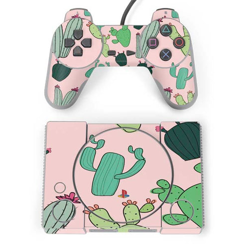 Cactus Print PlayStation Classic Bundle Skin