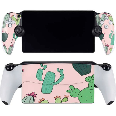 Cactus Print PlayStation Portal Remote Player Skin