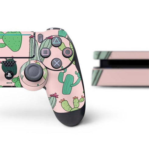 Cactus Print PS4 Slim Bundle Skin