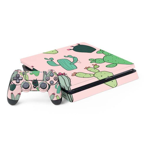 Cactus Print PS4 Slim Bundle Skin
