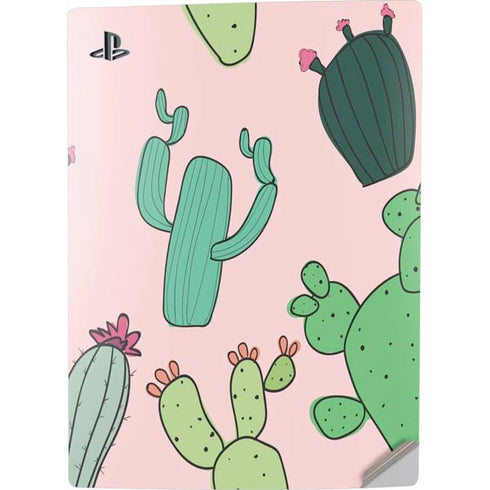 Cactus Print PS5 Digital Edition Console Skin