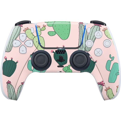 Cactus Print PS5 Controller Skin
