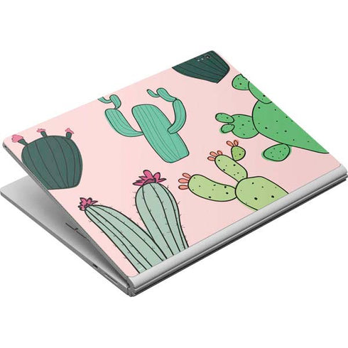Cactus Print Surface Book Skin