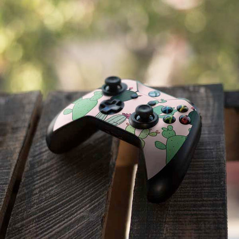 Cactus Print Xbox One S All-Digital Edition Bundle Skin