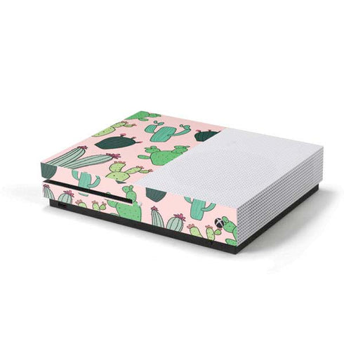 Cactus Print Xbox One S Console Skin