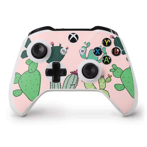 Cactus Print Xbox One S Controller Skin
