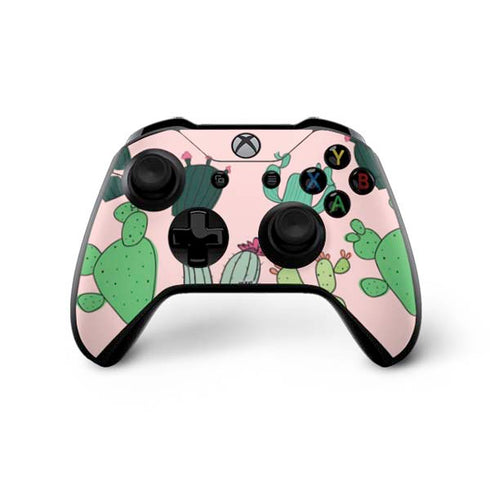 Cactus Print Xbox One X Controller Skin