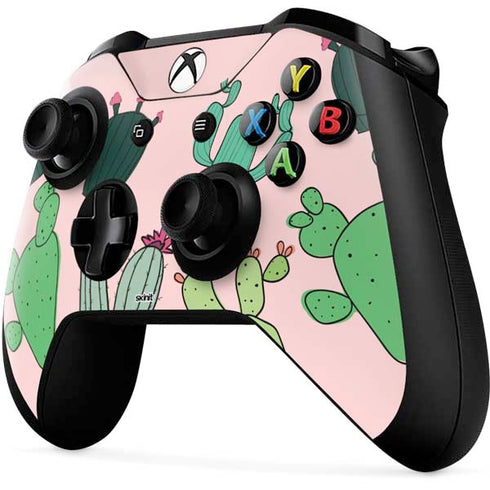 Cactus Print Xbox One X Controller Skin