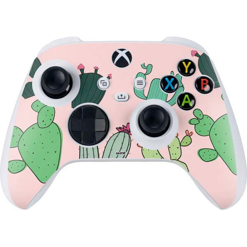 Cactus Print Xbox Series S Controller Skin