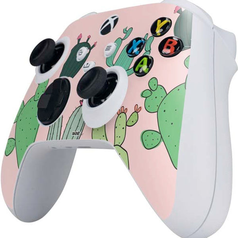 Cactus Print Xbox Series S Controller Skin