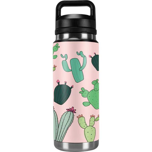 Cactus Print YETI Rambler 26oz Bottle Skin