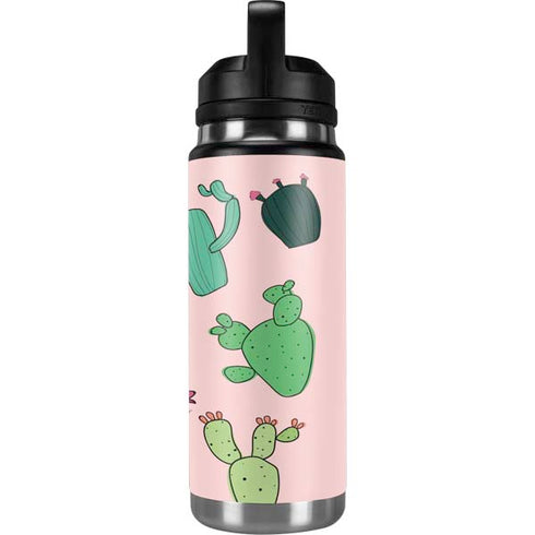 Cactus Print YETI Rambler 26oz Bottle Skin